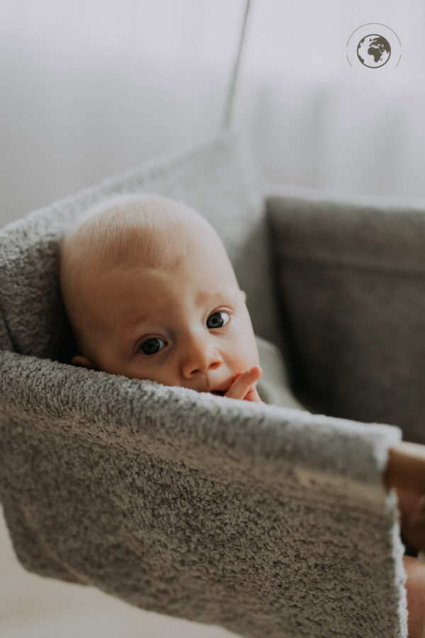 BaBi Baby Swing – Bouclé Stone Grey