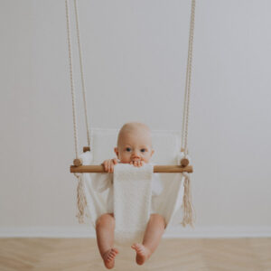 BaBi Baby Swing – Bouclé Snow White