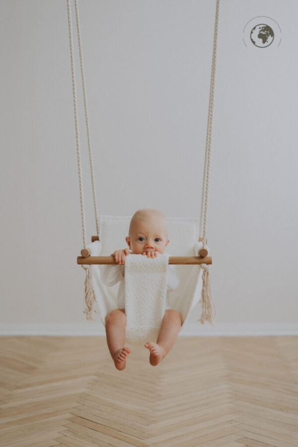 BaBi Baby Swing – Bouclé Snow White
