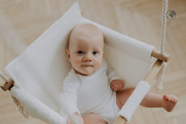 BaBi Baby Swing – Bouclé Snow White