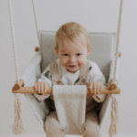 BaBi Baby Swing - Bouclé Ice Grey