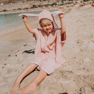 Short-Sleeve Poncho RABBIT – For TODDLERS