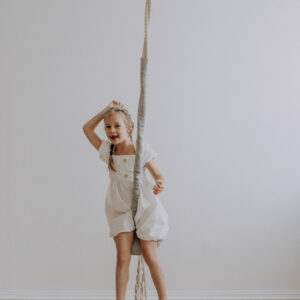 HopOn Swing – Bouclé Stone Grey