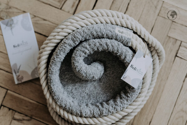 HopOn Swing – Bouclé Stone Grey