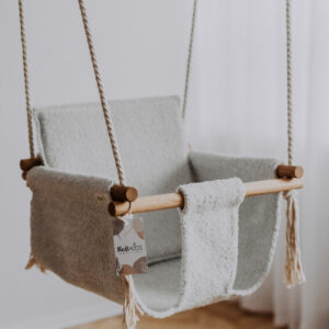 BaBi Baby Swing – Bouclé Ice Grey