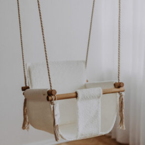 BaBi Baby Swing – Bouclé Snow White