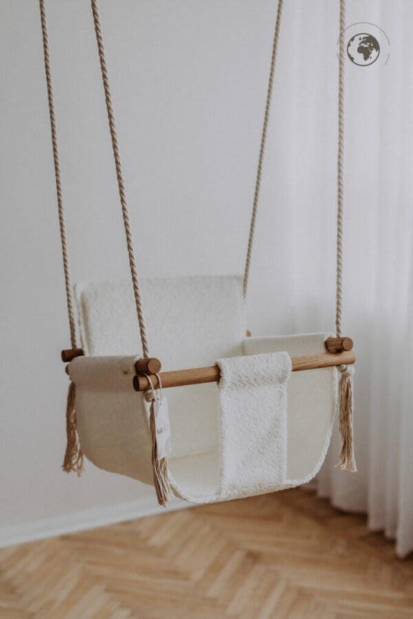 BaBi Baby Swing – Bouclé Snow White