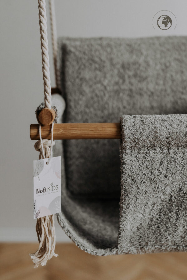 BaBi Baby Swing – Bouclé Stone Grey