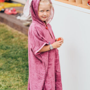 Short-Sleeve Poncho RABBIT – For KIDS (Size 122-150)