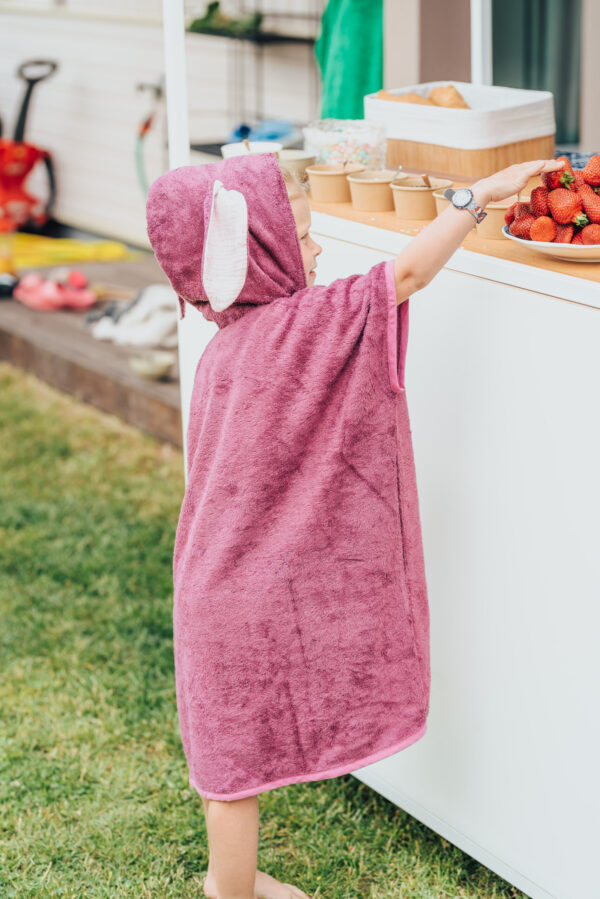 Short-Sleeve Poncho RABBIT – For TODDLERS