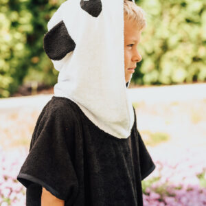 Short-Sleeve Poncho PANDA – For KIDS (Size 122-150)