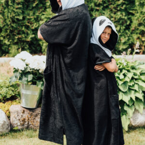 Short-Sleeve Poncho PANDA – For KIDS (Size 122-150)