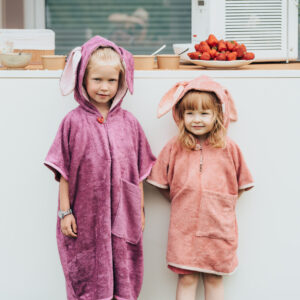 Short-Sleeve Poncho RABBIT – For TODDLERS
