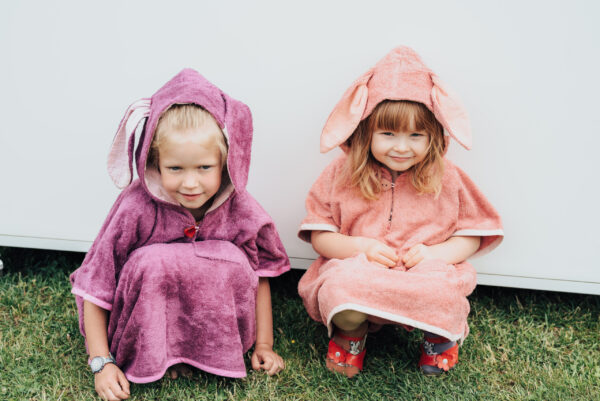 Short-Sleeve Poncho RABBIT – For TODDLERS