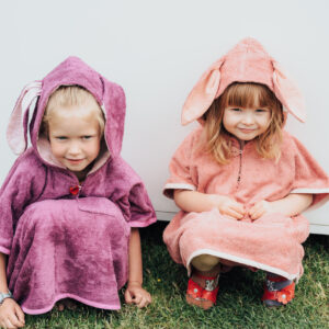 Short-Sleeve Poncho RABBIT – For KIDS (Size 122-150)