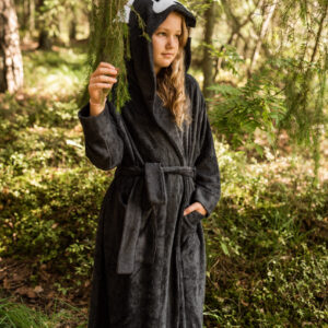 Bamboo Terry Bathrobe WOLF (Size 82/86-116)