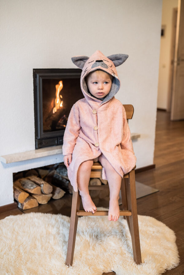 Bamboo Terry Bathrobe CAT – For TODDLERS (Size 82/86-116)