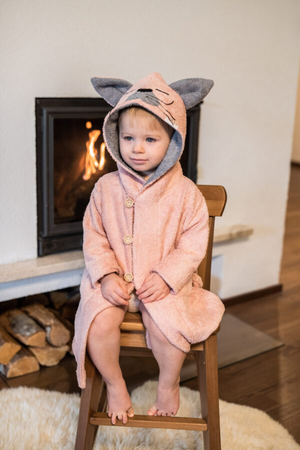 Bamboo Terry Bathrobe CAT – For TODDLERS (Size 82/86-116)