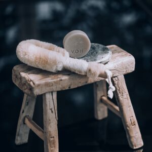 Solid Hair-Care Set with Corkwood Travel Cases