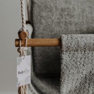 BaBi Baby Swing – Bouclé Night Grey
