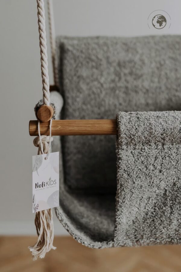 BaBi Baby Swing – Bouclé Night Grey