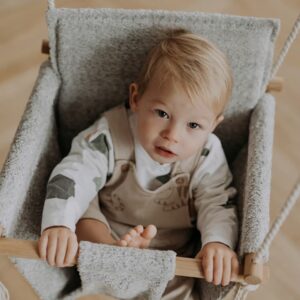 BaBi Baby Swing – Bouclé Night Grey