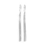 Cherie L-Tassel Earrings - Rose Gold and Silver