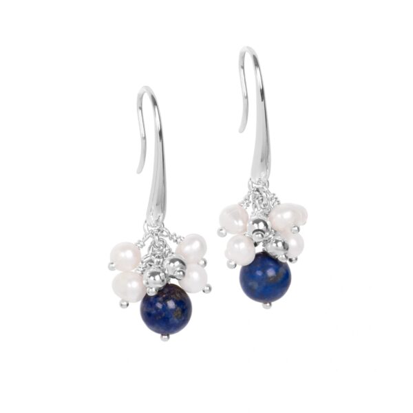 Cherie Lustre Earrings – Rose Gold and Silver