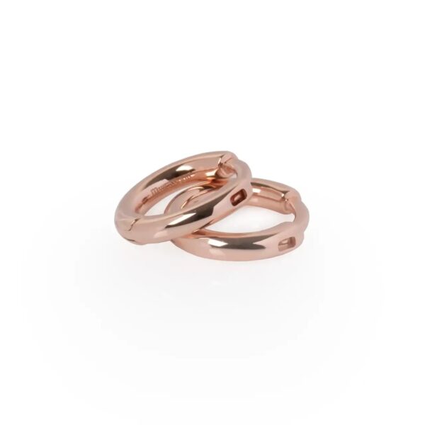 Classy Small Hoops – Rose Gold and Silver