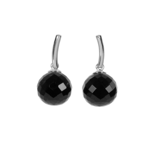 DayCharm Onyx Earrings – Rose Gold and Silver