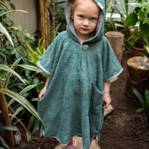 Short-Sleeve Poncho DINOSAUR – For KIDS (Size 122-150)