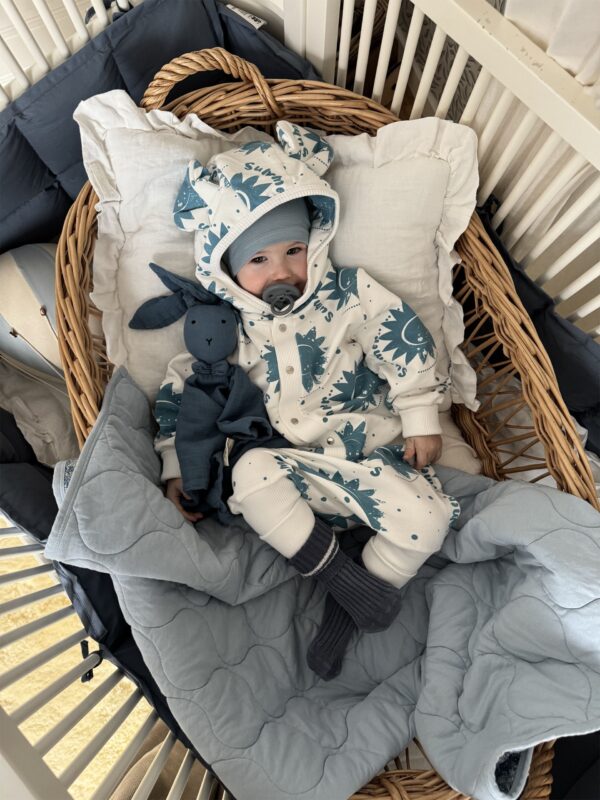 Eared Jumpsuit for Babies and Kids – Ecru Suns