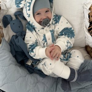 Eared Jumpsuit for Babies and Kids – Ecru Suns
