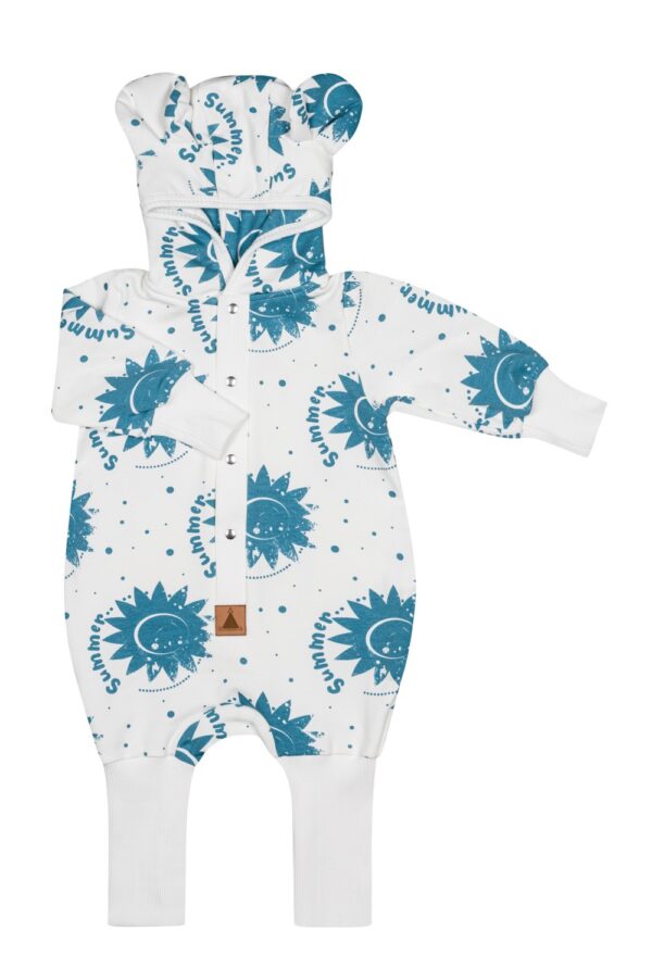 Eared Jumpsuit for Babies and Kids – Ecru Suns