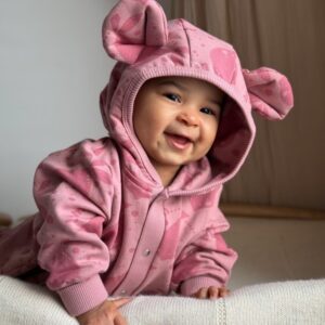 Eared Jumpsuit for Babies and Kids – Pink Lemons