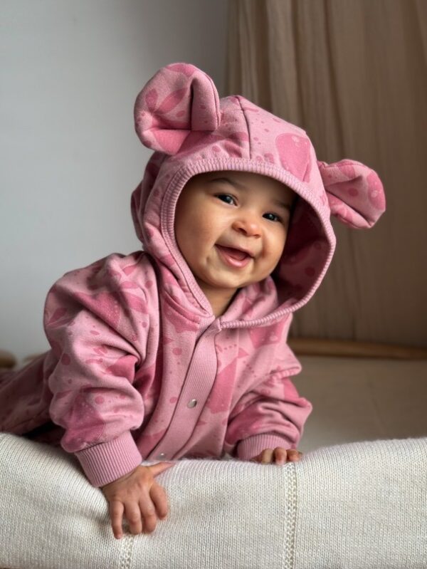 Eared Jumpsuit for Babies and Kids – Pink Lemons