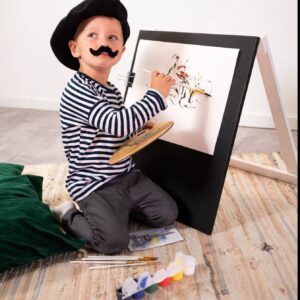Wooden Chalkboard Easel for Kids