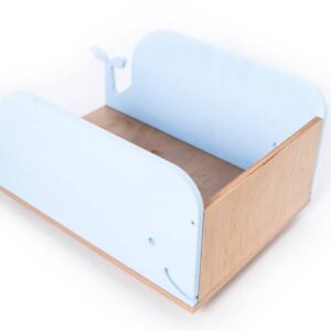 Kids Toy Storage Box on Wheels – Whale
