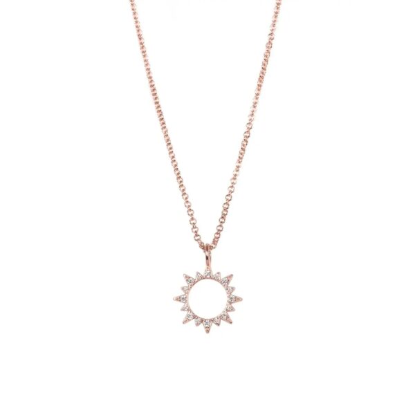 Illumi ZC Sun Pendant Necklace