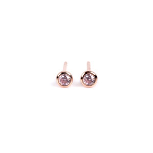 Illumi Stud Earrings – Rose Gold and Silver
