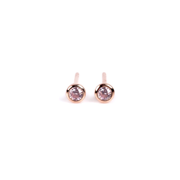 Illumi Stud Earrings – Rose Gold and Silver