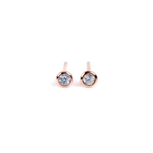 Illumi Stud Earrings – Rose Gold and Silver