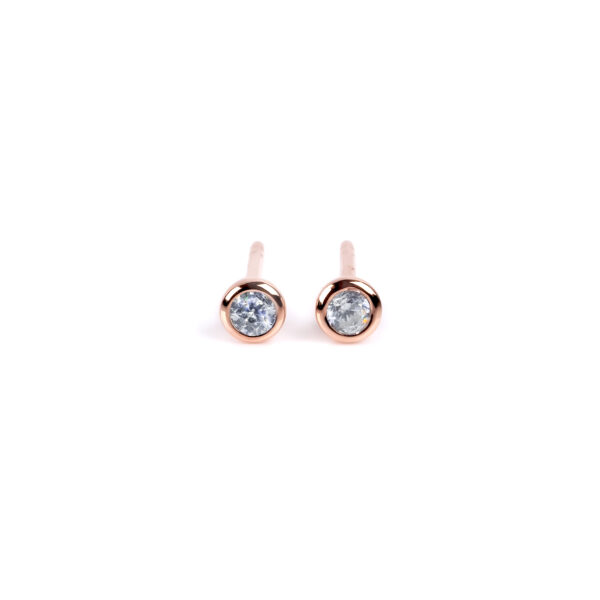 Illumi Stud Earrings – Rose Gold and Silver