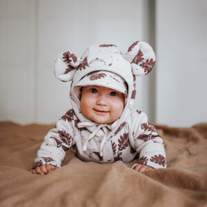 Eared Jumpsuit for Babies and Kids – Acorns on Sand