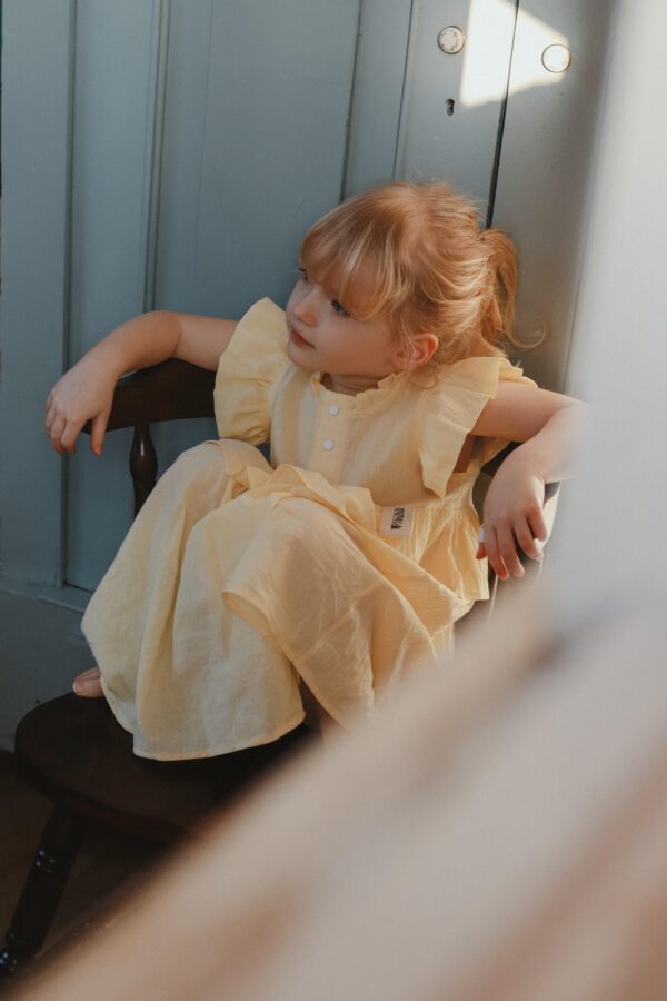 Kids Dress Sisi – Yellow