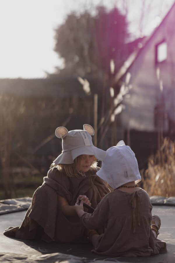 Kids Hat with Ears – Beige