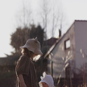 Kids Hat with Ears – Beige
