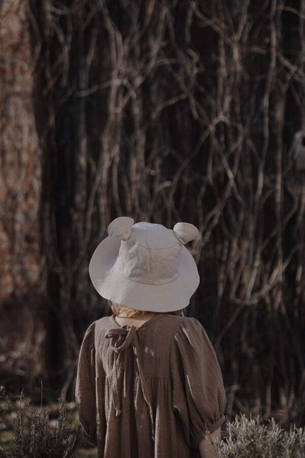 Kids Hat with Ears – Beige