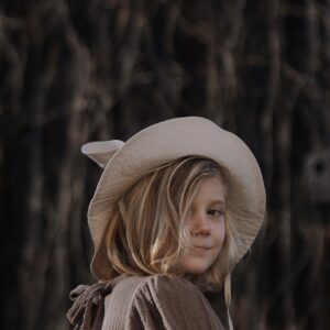 Kids Hat with Ears – Beige