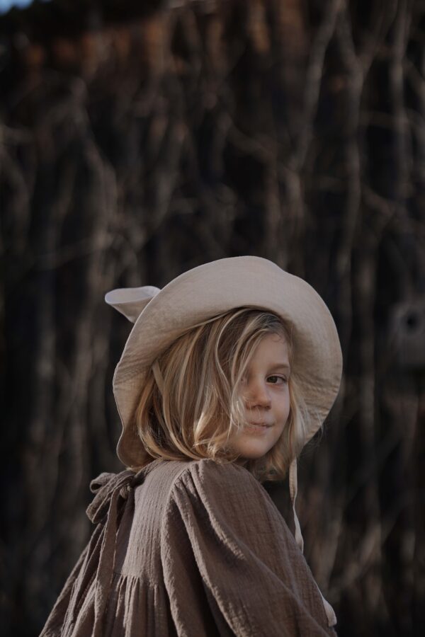 Kids Hat with Ears – Beige